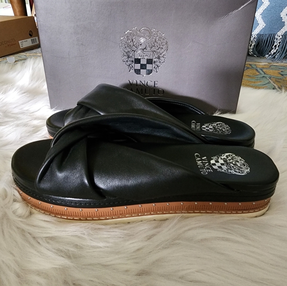 Vince Camuto Platform Slides